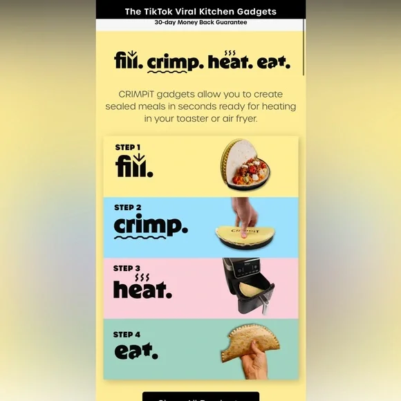 Crimpit Start sealing tortillas for no-mess meals - Picture 6 of 6